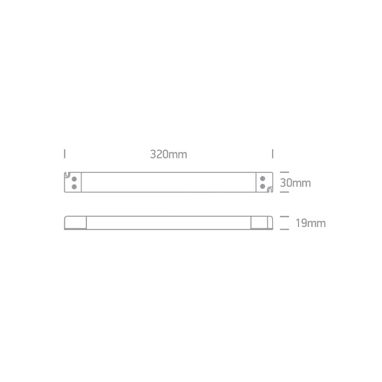 Sterownik napięcia stałego 150 W 24 V DC, smukła obudowa, idealny do montażu wewnątrz profilu, IP20 89150VL ONE LIGHT