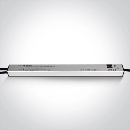 DALI & PUSH TO DIM DIMMABLE DRIVER 24V DC 15-150W IP67 230V 89150VPL ONE LIGHT