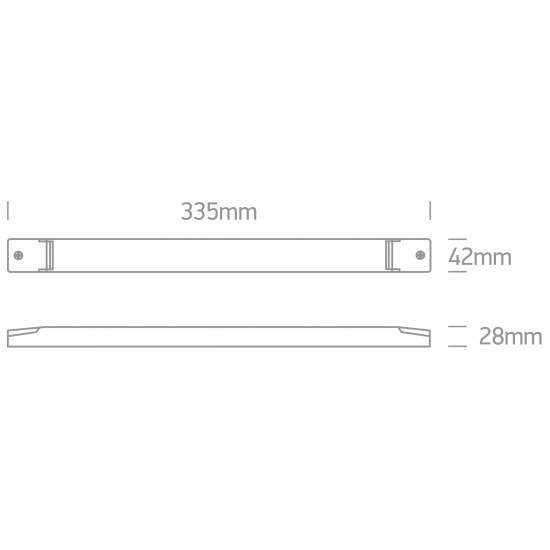 Sterownik napięcia stałego DALI i Push to dim o mocy 24-240 W, 24 V DC, z możliwością ściemniania, IP20 89150VLL ONE LIGHT