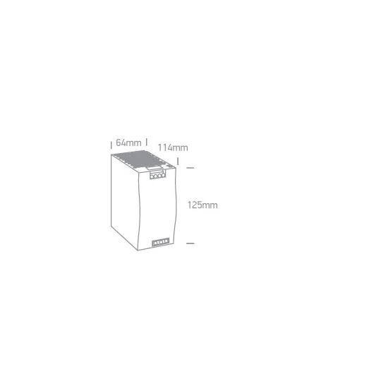 Sterownik napięcia stałego Dinrail o mocy 240 W, 48 V DC, IP20 89240XR ONE LIGHT