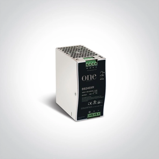 Sterownik napięcia stałego Dinrail o mocy 240 W, 48 V DC, IP20 89240XR ONE LIGHT