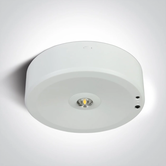 WHITE LED 3W EMERGENCY 3hrs 230v SELF TEST 89412/W ONE LIGHT