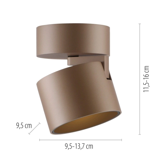 Lampa sufitowa Pure Cup Brązowa 6226-97 Paul Neuhaus
