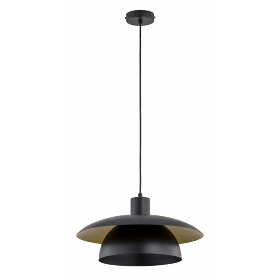 Lampa wisząca HELISTO 1xE27 czarna 61552 ALFA