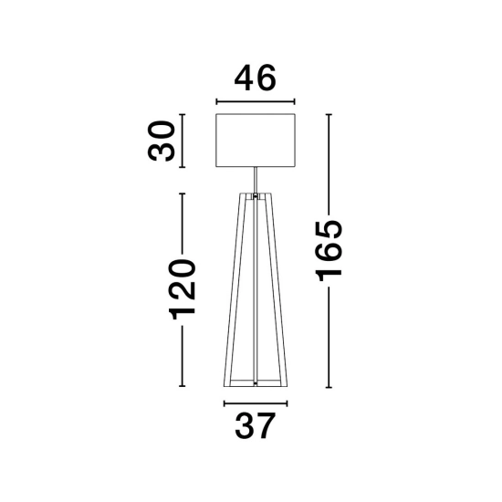 Lampa podłogowa TUMAN LE44364 Luces Exclusivas - zdjęcie dodatkowe 2