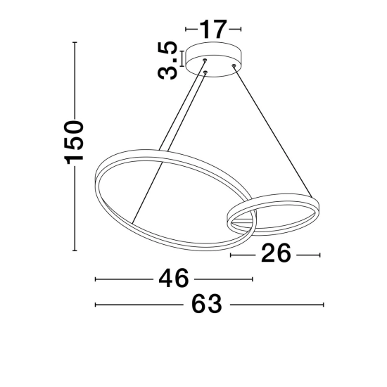 Lampa wisząca CHULUMANI LE44820 Luces Exclusivas - zdjęcie dodatkowe 2