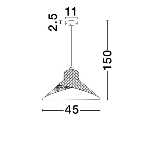 Lampa wisząca MONSEFU LE44859 Luces Exclusivas - zdjęcie dodatkowe 2