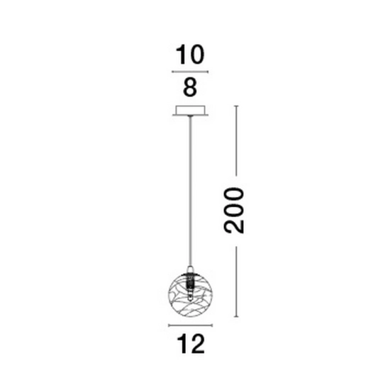 Lampa wisząca CABRAL LE42906 Luces Exclusivas - zdjęcie dodatkowe 6