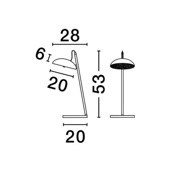 Lampa stołowa VIBORAL LE44525 Luces Exclusivas - zdjęcie dodatkowe 6