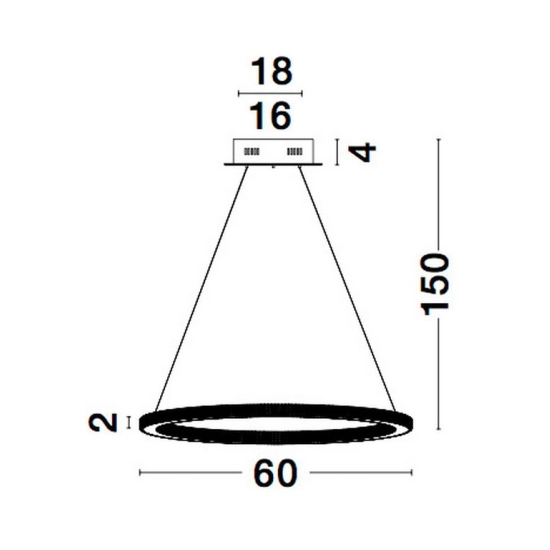 Lampa wisząca MONTE LE41695 Luces Exclusivas - zdjęcie dodatkowe 3