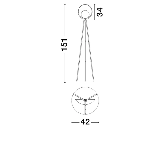 Lampa podłogowa CATIAMAR LE44958 Luces Exclusivas - zdjęcie dodatkowe 2