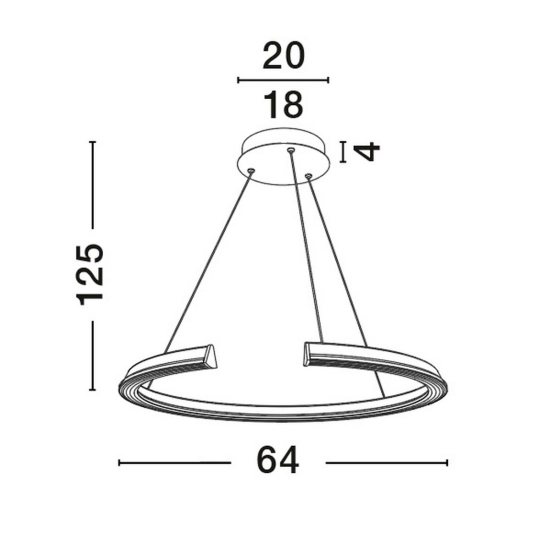 Lampa wisząca ORINOCO LE44530 Luces Exclusivas - zdjęcie dodatkowe 2