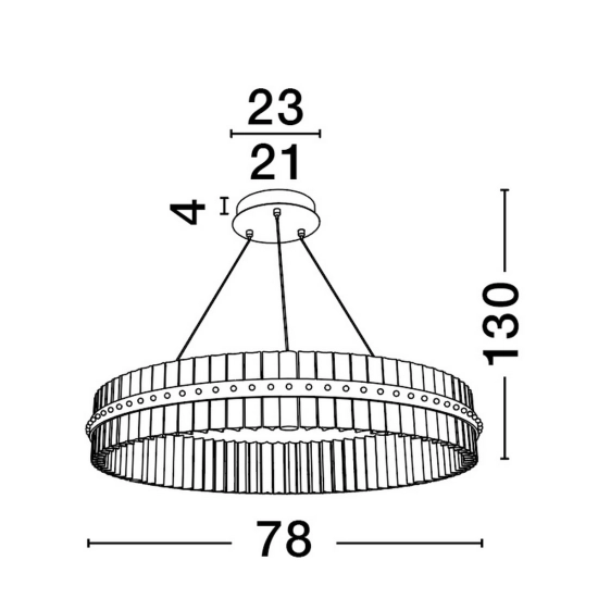 Lampa wisząca MAYO LE44225 Luces Exclusivas - zdjęcie dodatkowe 2