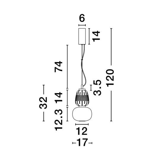 Lampa wisząca ARROYOS LE44494 Luces Exclusivas - zdjęcie dodatkowe 3