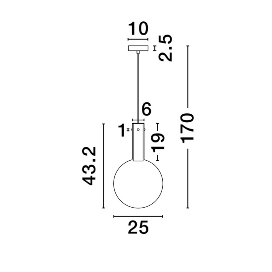 Lampa wisząca JAVIER LE44483 Luces Exclusivas - zdjęcie dodatkowe 2