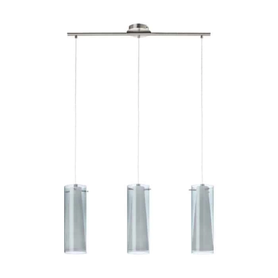 Lampa wisząca 3 płomienna PINTO NERO 90305 - zdjęcie dodatkowe 1