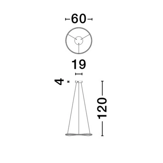 Lampa wisząca SATIPO LE44470 z pilotem Luces Exclusivas - zdjęcie dodatkowe 3