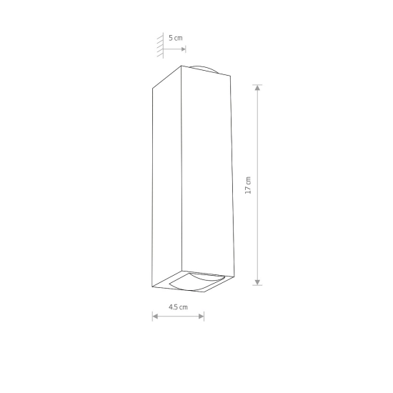 Kinkiet LENS LED BLACK 9112 Nowodvorski IP54 - zdjęcie dodatkowe 1