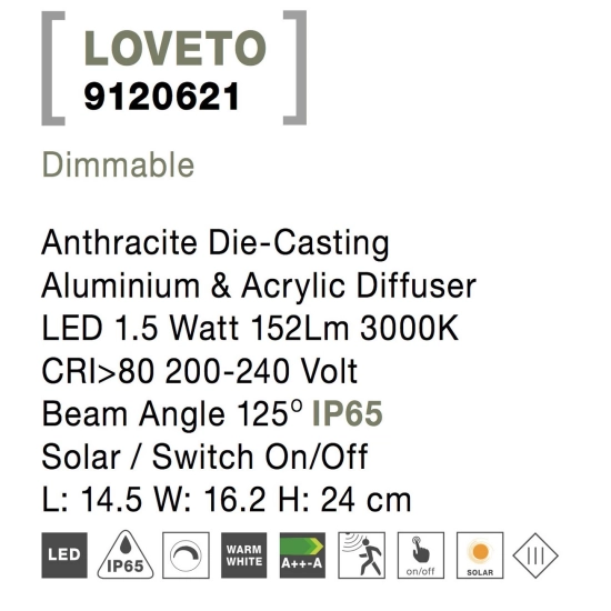 Kinkiet GIBRALEON LE71549 Luces Exclusivas - zdjęcie dodatkowe 5