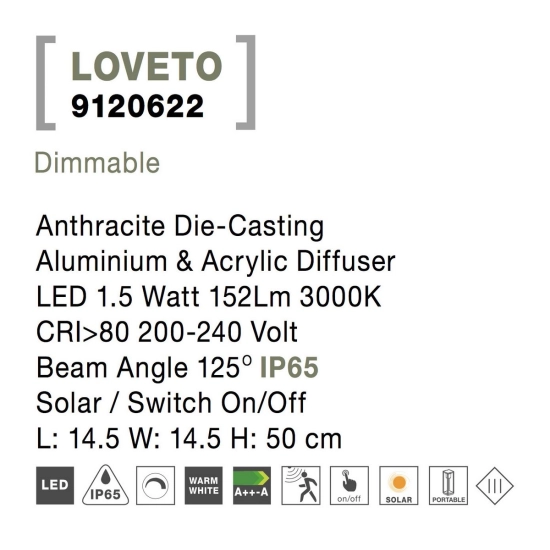 Lampa stojąca GIBRALEON LE71550 Luces Exclusivas - zdjęcie dodatkowe 3