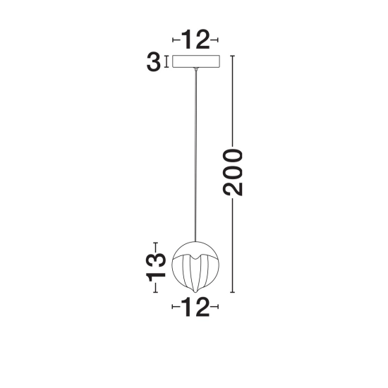 Lampa wisząca ALCUDIA LE45754 Luces Exclusivas - zdjęcie dodatkowe 2
