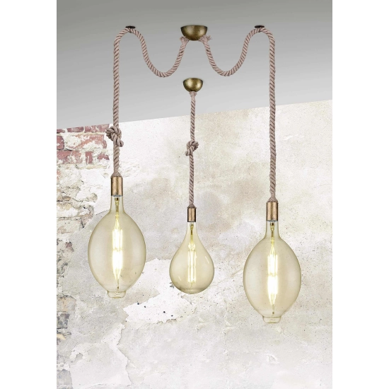 kinkiecik.pl Lampa wisząca ROPE – 310100104 excl. 1x E27 · max. 60W TRIO
