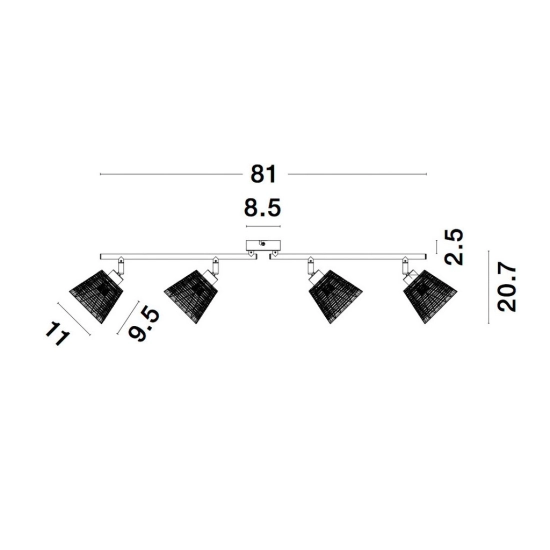 Plafon MATANZA LE42471 Luces Exclusivas - zdjęcie dodatkowe 3