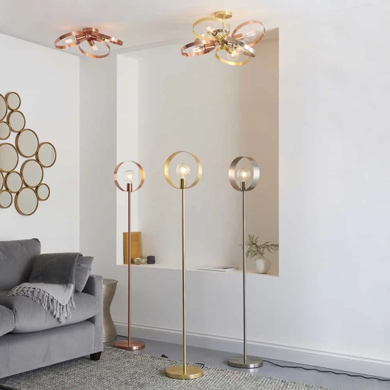 kinkiecik.pl Lampa podłogowa HOOP FLOOR 91781 ENDON