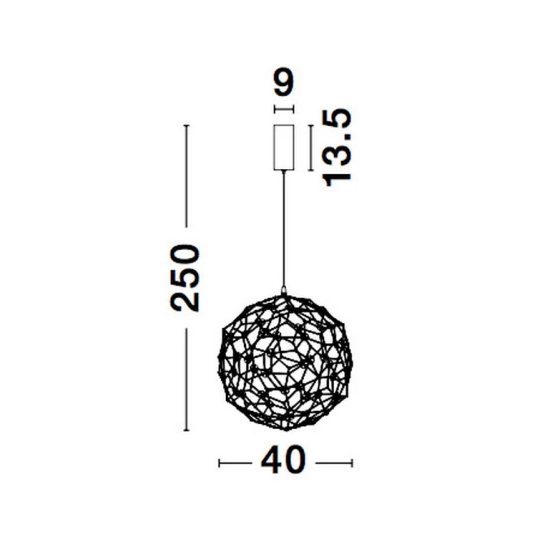 Lampa wisząca ALTA LE41321 Luces Exclusivas - zdjęcie dodatkowe 3