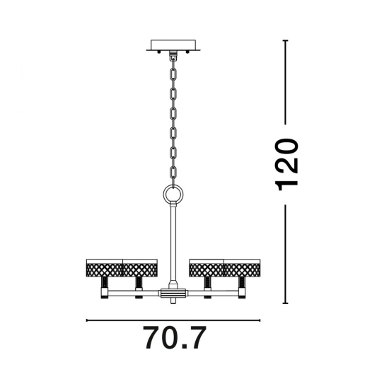 Lampa wisząca MINEROS LE44585 Luces Exclusivas - zdjęcie dodatkowe 2