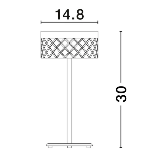 Lampa stołowa MINEROS LE44584 Luces Exclusivas - zdjęcie dodatkowe 3