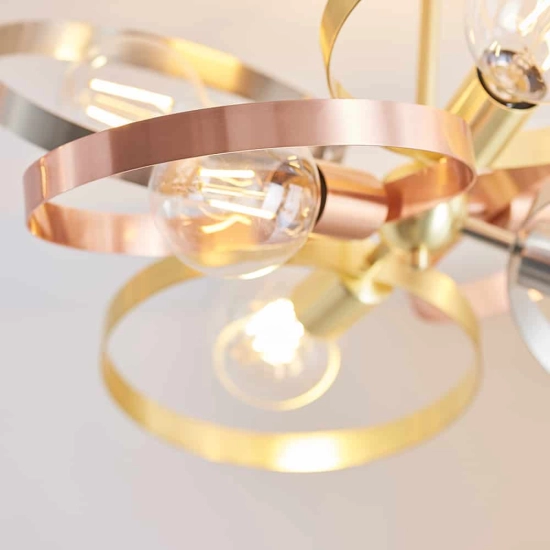 kinkiecik.pl Lampa wisząca HOOP 6LT PENDANT 91935 ENDON