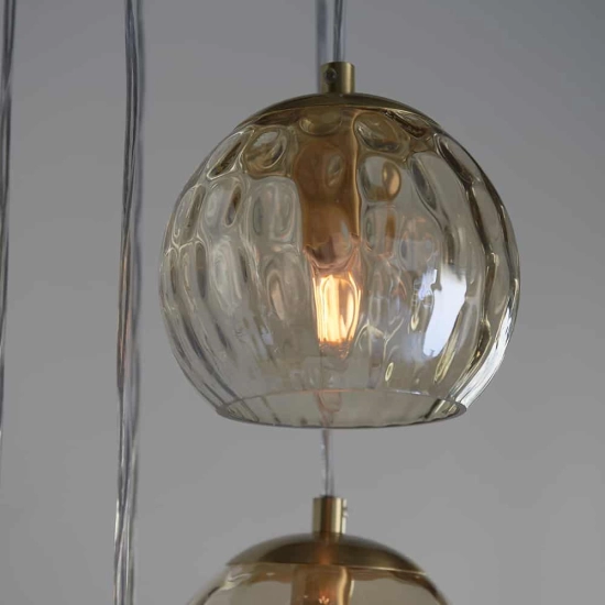 kinkiecik.pl Lampa wisząca DIMPLE 5LT PENDANT 91972 ENDON