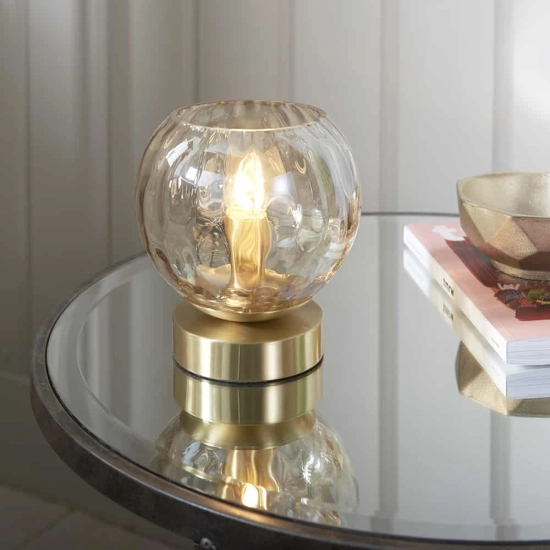 kinkiecik.pl Lampa stołowa DIMPLE TABLE 91973 ENDON