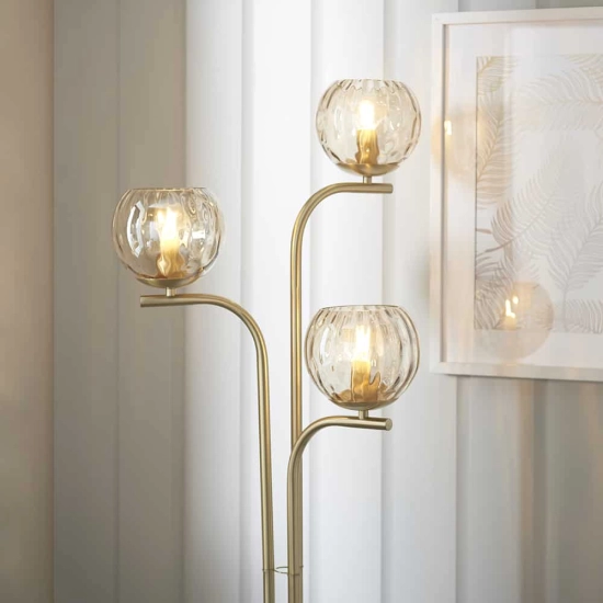 kinkiecik.pl Lampa podłogowa DIMPLE 3LT FLOOR 91974 ENDON
