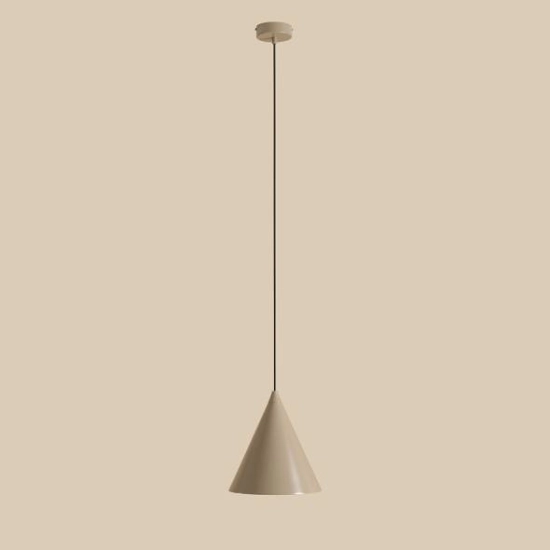 Beżowa lampa wisząca w kształcie stożka FORM BEIGE 1108G17 Aldex - zdjęcie dodatkowe 2