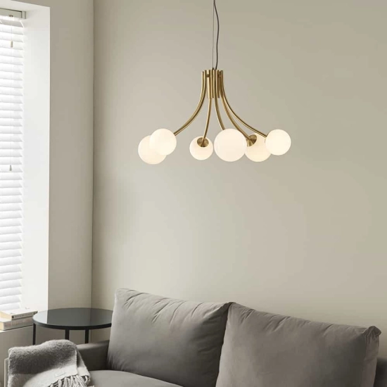 kinkiecik.pl Lampa wisząca BLOOM 6LT PENDANT 92217 ENDON