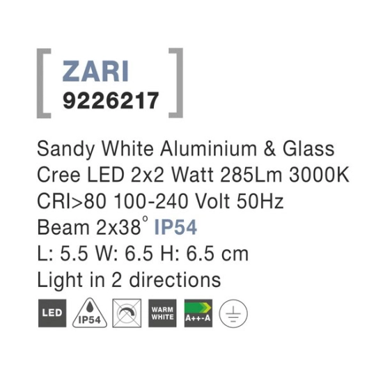 Kinkiet QUILLOTA LE71364 Luces Exclusivas - zdjęcie dodatkowe 4