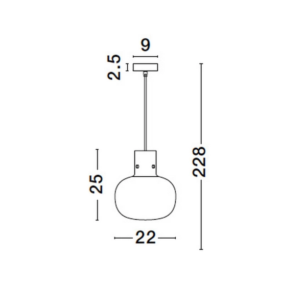 Lampa wisząca PADRE LE42629 Luces Exclusivas - zdjęcie dodatkowe 4