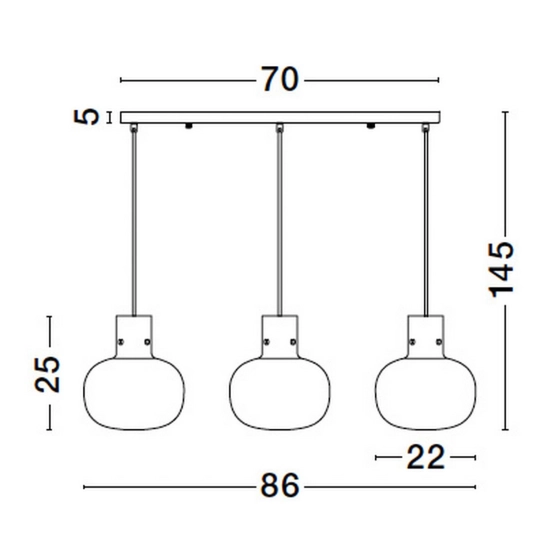 Lampa wisząca PADRE LE42630 Luces Exclusivas - zdjęcie dodatkowe 6