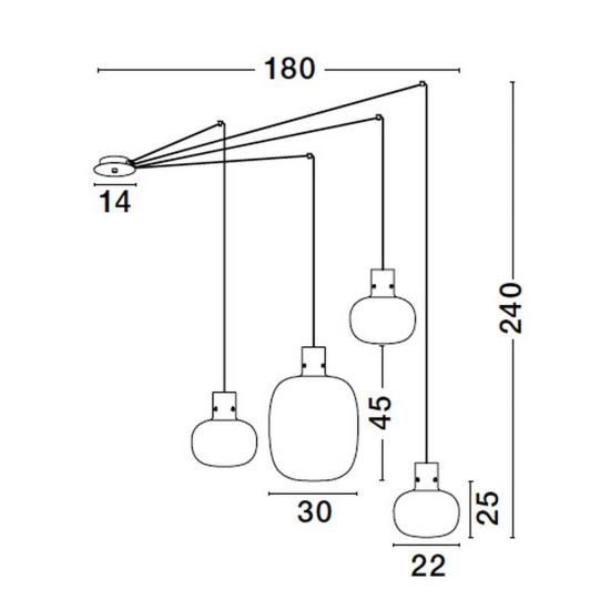 Lampa wisząca PADRE LE42632 Luces Exclusivas - zdjęcie dodatkowe 7