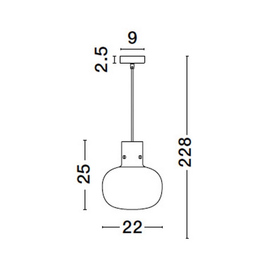 Lampa wisząca PADRE LE42633 Luces Exclusivas - zdjęcie dodatkowe 4