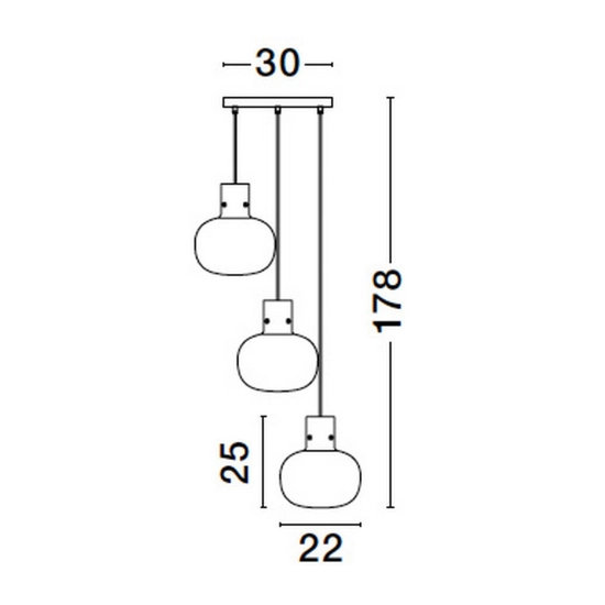 Lampa wisząca PADRE LE42634 Luces Exclusivas - zdjęcie dodatkowe 6