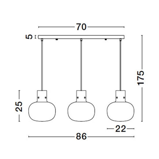 Lampa wisząca PADRE LE42635 Luces Exclusivas - zdjęcie dodatkowe 6