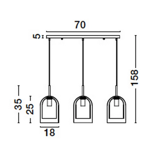 Lampa wisząca BONAO LE42644 Luces Exclusivas - zdjęcie dodatkowe 5