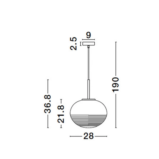 Lampa wisząca HAINA LE42645 Luces Exclusivas - zdjęcie dodatkowe 7