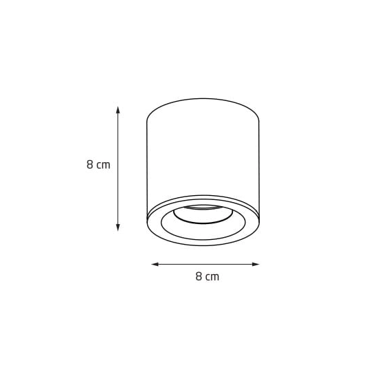 FORM C0215 LAMPA SUFITOWA BIAŁA IP65 C0215 MaxLight - zdjęcie dodatkowe 1