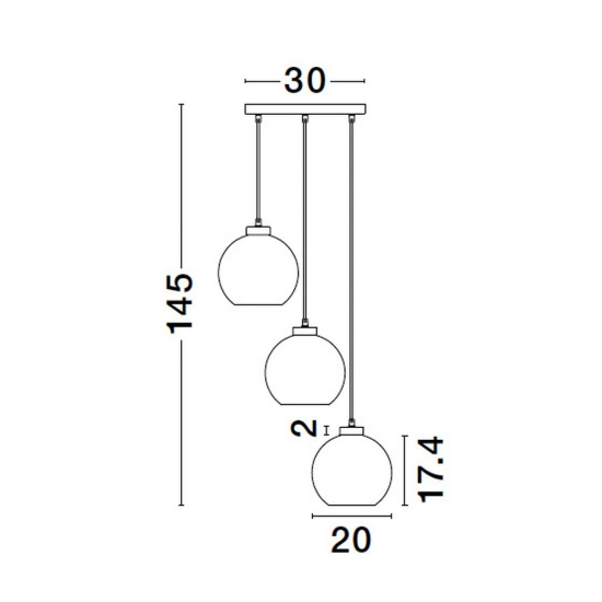 Lampa wisząca REPOS LE42650 Luces Exclusivas - zdjęcie dodatkowe 5