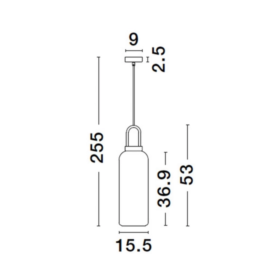 Lampa wisząca BANES LE42652 Luces Exclusivas - zdjęcie dodatkowe 9