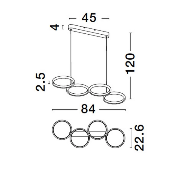 Lampa wisząca GARCIA LE42828 Luces Exclusivas - zdjęcie dodatkowe 5